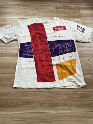 빈티지 90년대 코카콜라 티셔츠