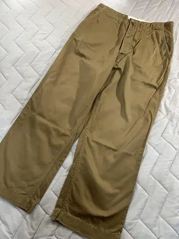 WORKERS officer trousers 워크 치노 카키 브라운