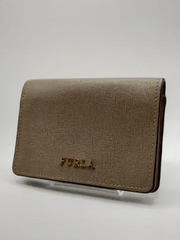 [ 새상품급 미사용급 ] 훌라 FURLA 베이지 명함지갑 카드 케이스