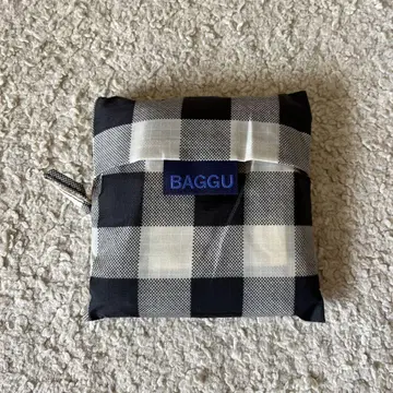 BAGGU 체크 에코백
