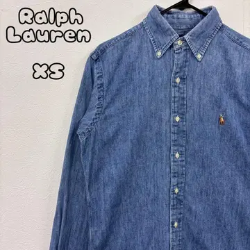 Ralph Lauren 긴팔 셔츠 XS 데님 블루