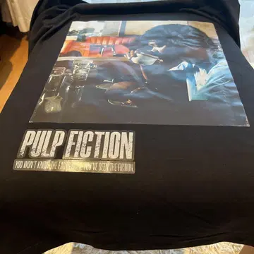 PULP FICTION 그래픽 티셔츠 블랙 L