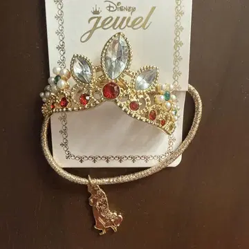 Disney 티아라 라푼젤 고무 헤어 액세서리