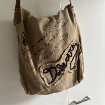 Dakota 캔버스 숄더백 베이지