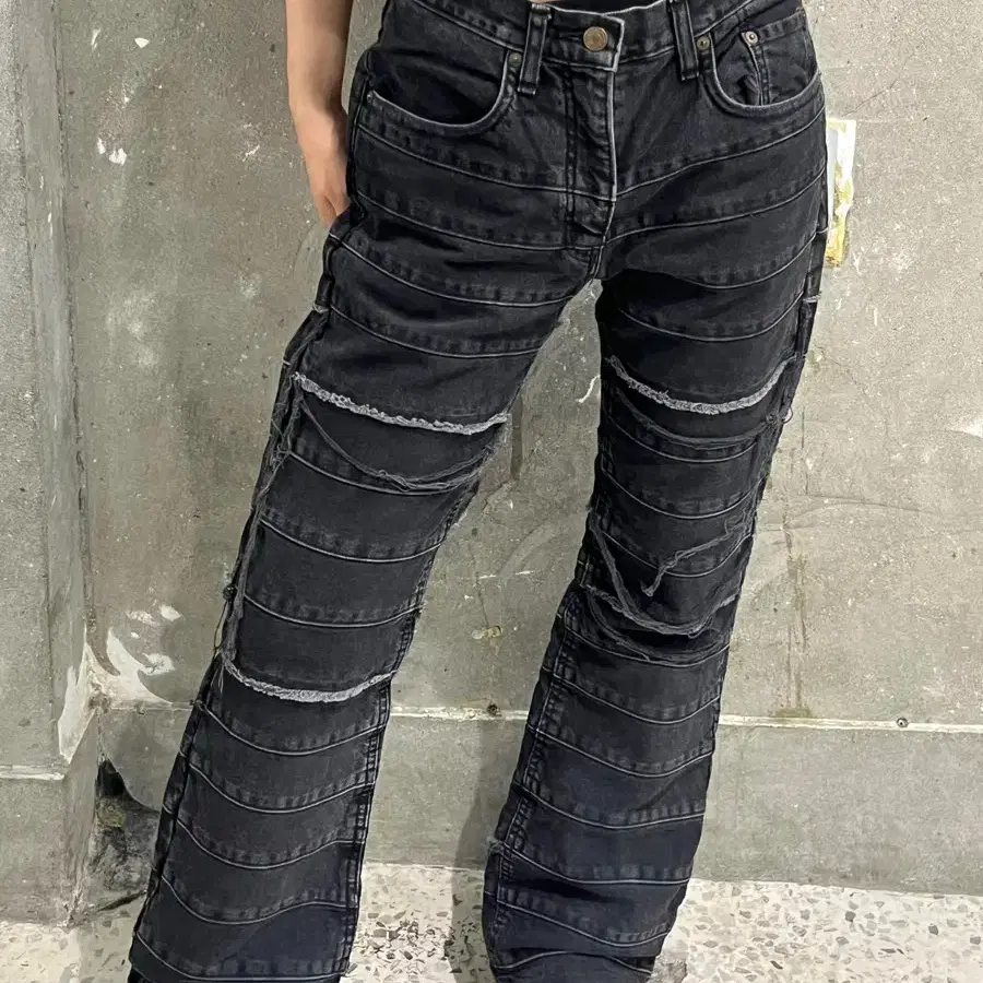 14 ファッション [Sculptor X Ed Hardy]Cracked Angel Denim