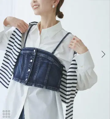 [로페피크닉] 데님 뷔스티에