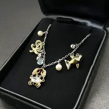 SWAROVSKI 스와로브스키 팔찌 게, 문어, 상어