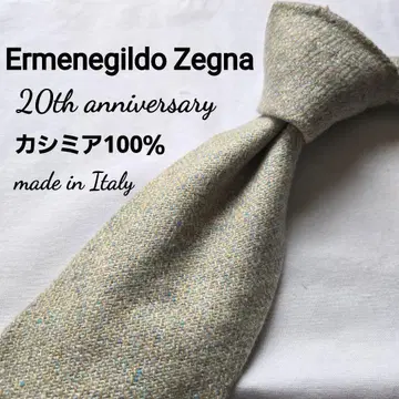 ermenegildo zegna 20주년 기념 넥타이 캐시미어 100%
