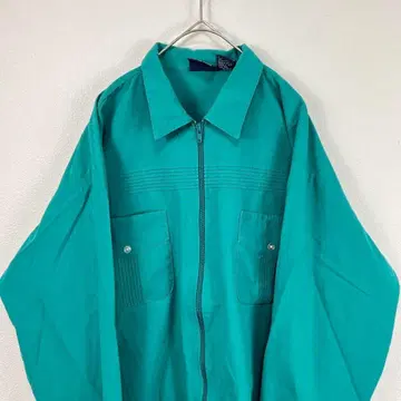 USA 구제 의류 90s john blair 집업 블루종 자켓