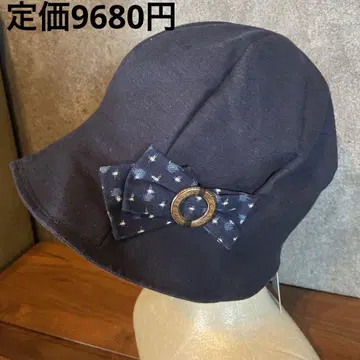 새상품 기에몬 구루메 가스리 스즈란 모자 [키리 네이비] 1