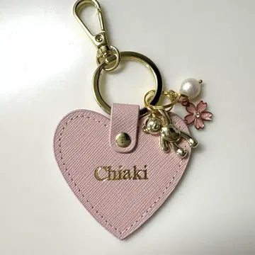 미사용 새상품 하트 모양 참 핑크 (각인: Chiaki)