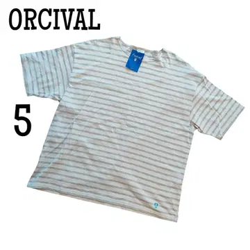 [미사용 새상품] ORCIVAL 보더 티셔츠 사이즈 5