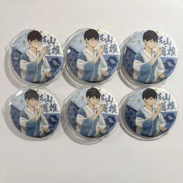 하이큐!! 카게야마 토비오 캔뱃지 엔니치 6개 세트