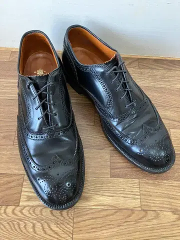 Alden 알든 9751 블랙 코도반 롱 윙팁 9.5