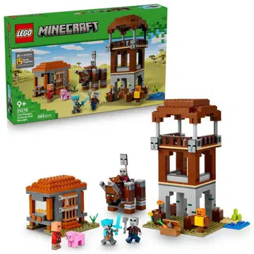 [정품] LEGO 레고 마인크래프트 21278 약탈자 부대와 래비저