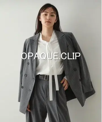 [택 포함 새상품] OPAQUE.CLIP 더블 테일러드 재킷