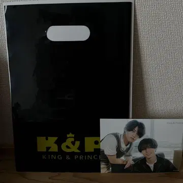 킹프리 King & Prince 쇼핑백 HMV 블랙 엽서 포함