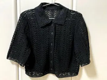 새상품급 TODAYFUL 투데이풀 Lace Knit Shirts 블랙