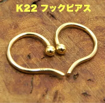 보난자 K22 링 귀걸이 1mm 축 크기 8mm