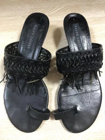 Ralph Lauren 블랙 샌들 랄프 로렌 6 1/2