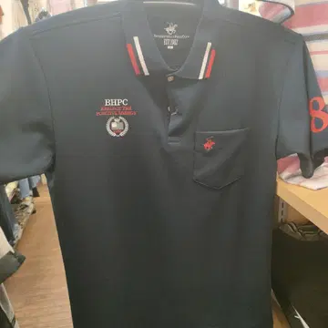 Beverly Hills Polo Club 피케 셔츠 L 네이비