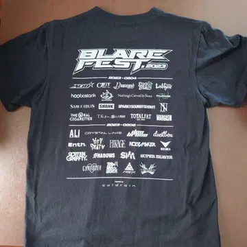 BLARE FEST 2023 T셔츠 M 사이즈