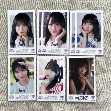 =LOVE 이코러브 미니 포토 카드 노구치 이오리 8장