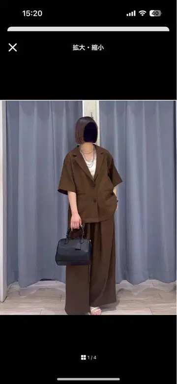 로리즈팜 팝색 자켓, 이지 팬츠 [셋업]