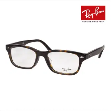 Ray-Ban 브라운 안경 케이스 포함 rx5345d 53 사이즈