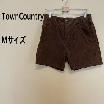 TownCountry/여성용/숏팬츠/코듀로이/브라운/베이지