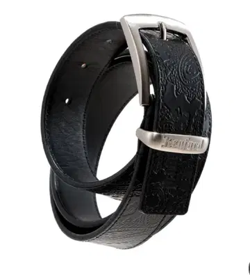 KENFORD EMBOSSED LEATHER BELT PAISLEY