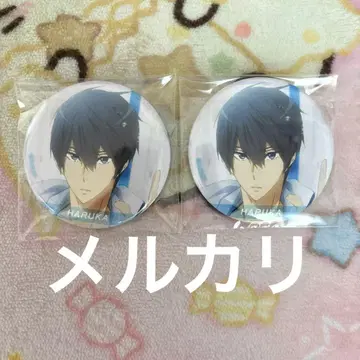 Free! 캔뱃지 세트 Water 나나세 하루카