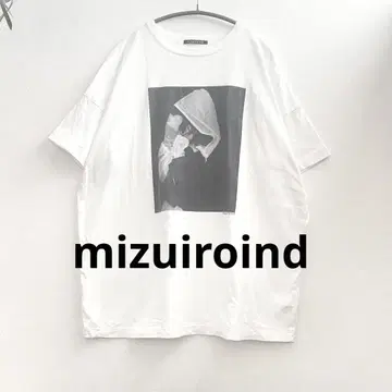 미즈이로인드 mizuiroind 프린트 와이드 t 프리 넉넉한 일본제