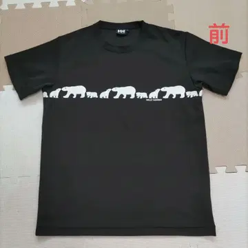 HELLY HANSEN 시로쿠마 프린트 티셔츠 블랙 L