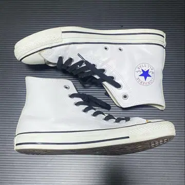 컨버스 가죽 화이트 CONVERSE ALL STAR HI 26cm