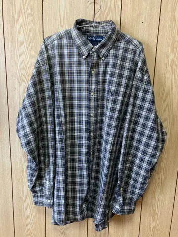 새상품급 Ralph Lauren 랄프 로렌 플란넬 셔츠 체크 무늬
