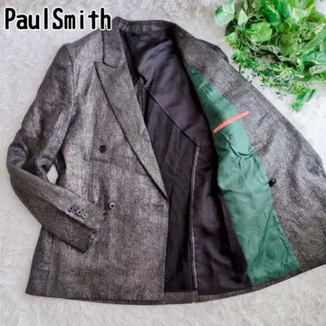 Paul Smith 린넨 더블 브레스트 테일러드 자켓 그레이 L