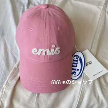 emis 핑크 야구 모자