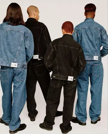 CK1 PALACE BAGGY JEAN SANDSTONE INDIGO