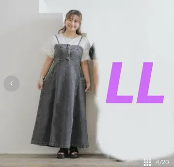 시마무라 taiyou yuki 데님 오버롤 스커트 원피스