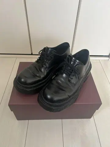 camper lab 가죽 더비 신발
