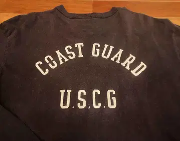 COAST GUARD 코스트 가드 긴팔 티셔츠 앞면 택