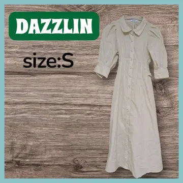 [새상품급] DAZZLIN 아이보리 셔츠 원피스 S 사이즈