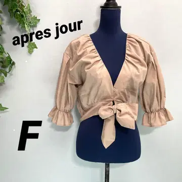 [ apresjour clair ] 아프레주르 클레어 슬리브 셔츠 F