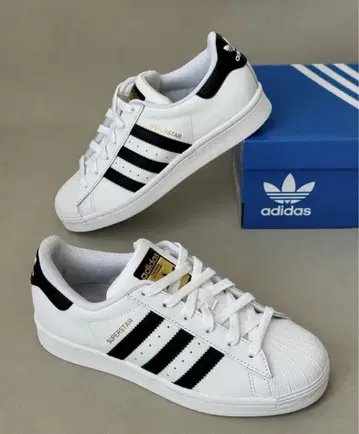 ad originals Superstar 화이트 스니커즈