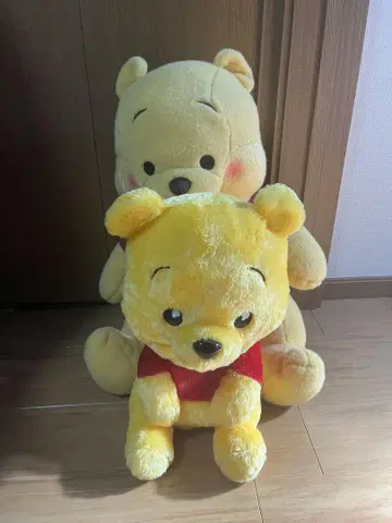 곰돌이 푸 봉제인형 대소 세트