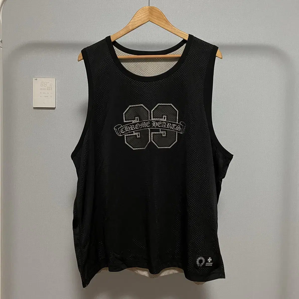 CHROME HEARTS Ch Hairy Cross Rib Tank