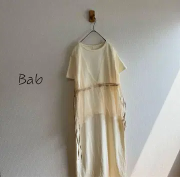 Bab 튤 도킹 맨투맨 원피스 K89