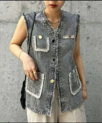 제나 에스파스메르베유 데님 베스트