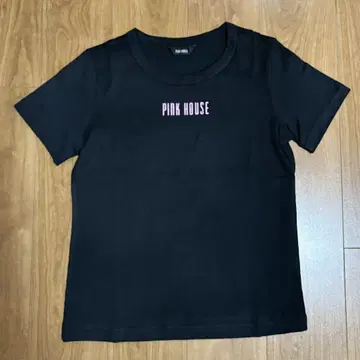 PINK HOUSE 로고 T셔츠 검정